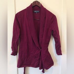 Jones New York belted cardigan